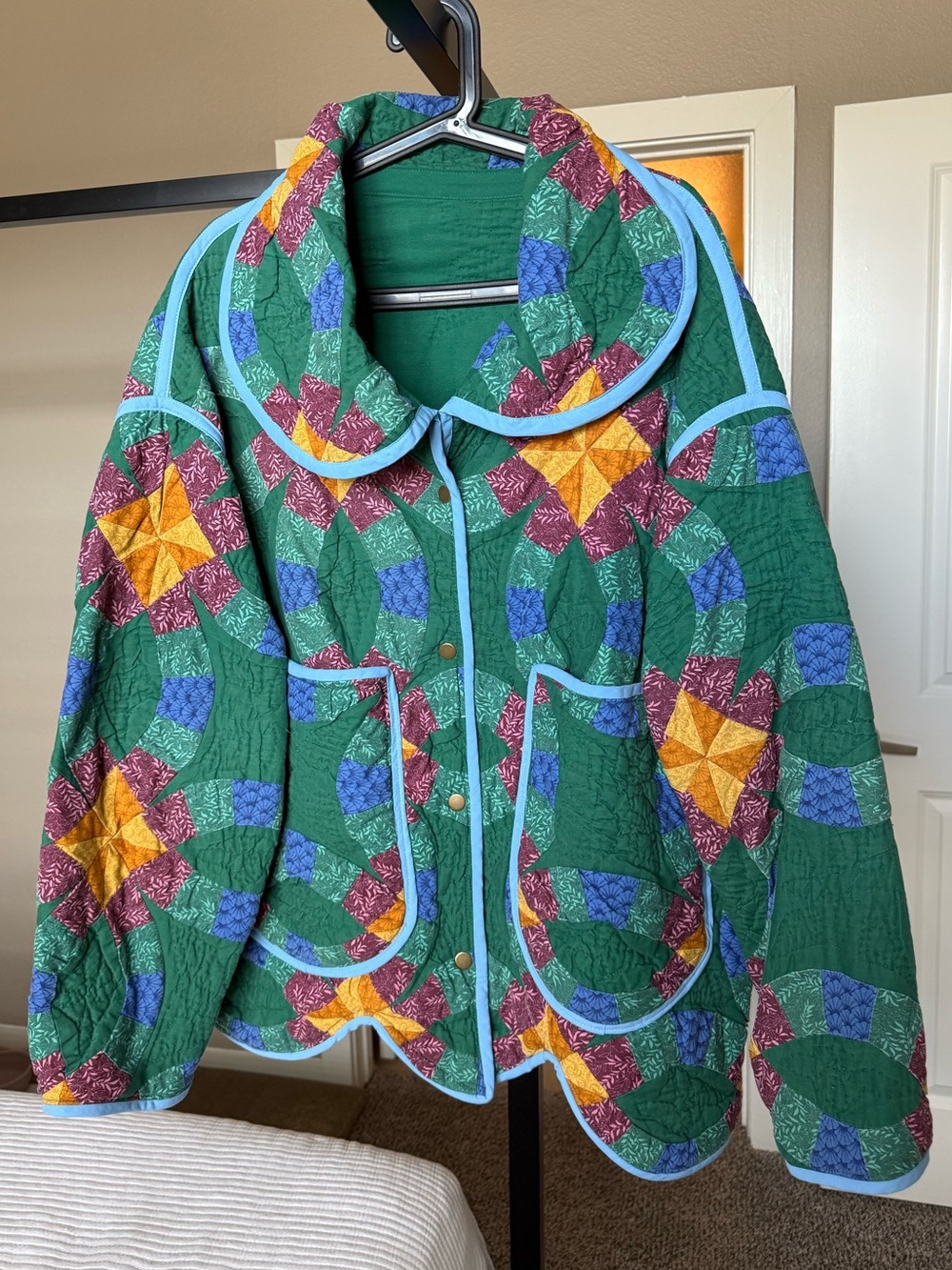 Handmade Vintage Quilt Jacket